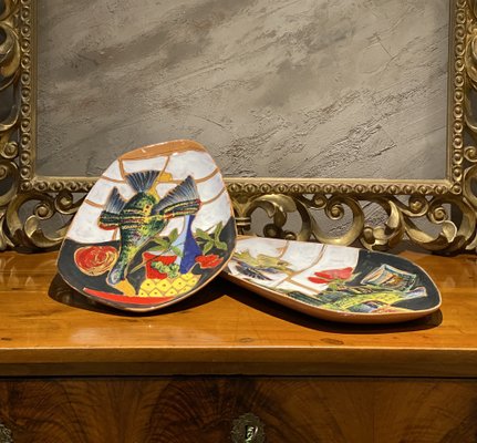 Platos de ceramica decorados shop