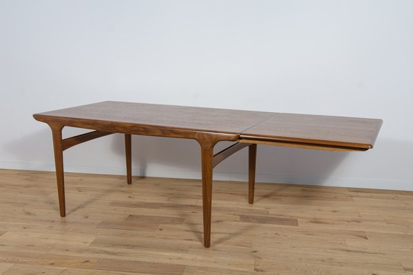 Johannes andersen teak dining table deals