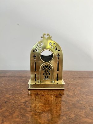 Edwardian Brass Pocket Watch Holder 1900s for sale at Pamono