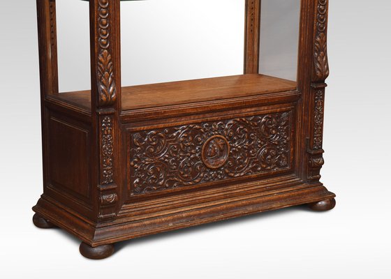 Carved Walnut Picture Easel, 1890s