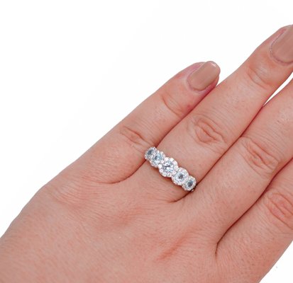 18 karat white gold ring deals