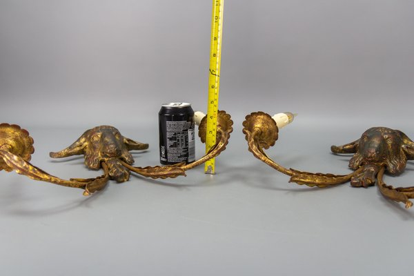 Brass Enameled Pink Crab Earrings Brass Enameled Pink Crab Earrings