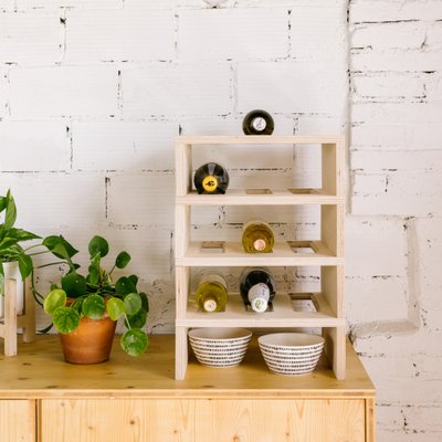 Stackable bottle rack sale