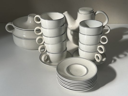 Scandinavian Coffee Service Set by Stig Lindberg for Gustavsberg