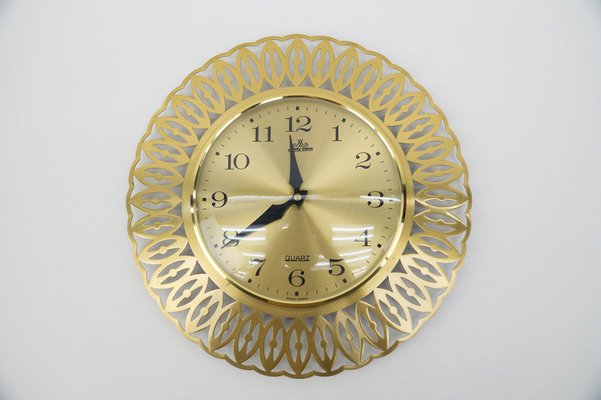 Mid-Century Modern German Wall Clock by Meister Anker, 1950s for