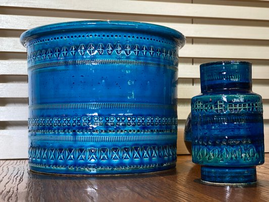 FLAVIA BITOSSI フラヴィア ビトッシ RIMINI BLU Vintage FLAVIA BITOSSI Rimini Blue Series Flower Vase Made