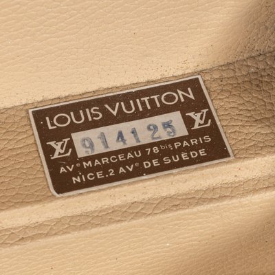 Louis Vuitton - 20th Century Louis Vuitton Suitcase In Monogram Canvas,  Paris