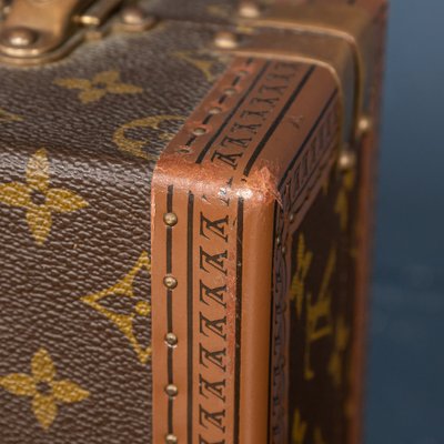 Louis Vuitton custom fitted 18 watches case, late 20th century