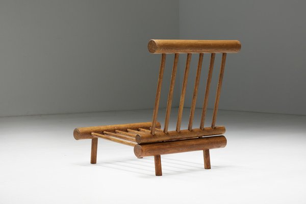 Les Arcs Chair by Charlotte Perriand 1960s 3D model