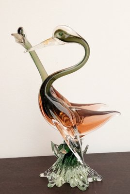 Murano Glass Bird Archimede Seguso ムラーノ Murano Glass Cormorants Archimede Seguso, 1970s for sale at Pamono