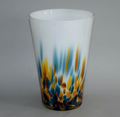 Art Glass Vase by Jozefina Krosno, Poland, 1980s for sale at