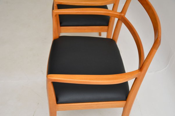 Vintage Danish Carver Chairs attributed to Arne Vodder for Sibast