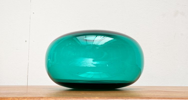 Große schwedische Vase aus der Stockholm Serie aus handgefertigtem Glas von Ikea, 1990er bei Pamono kaufen