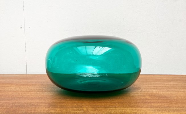 Large Swedish Stockholm Series Vase in Handmade Glass from Ikea, 1990s