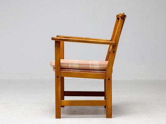 Oregon Pine Easy Chairs by Yngve Ekstr m for Swedese Sweden