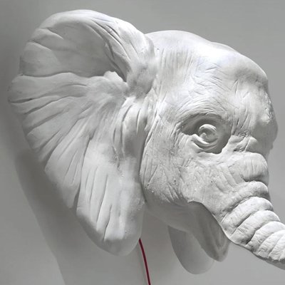 Elephant wall sale sconce