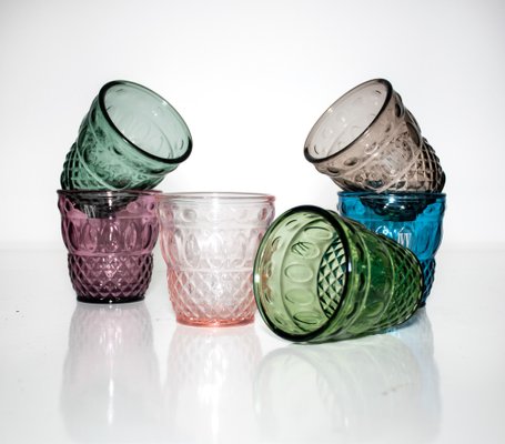 Italian Modern Drinking Glasses by La Vetreria for IVV Florence