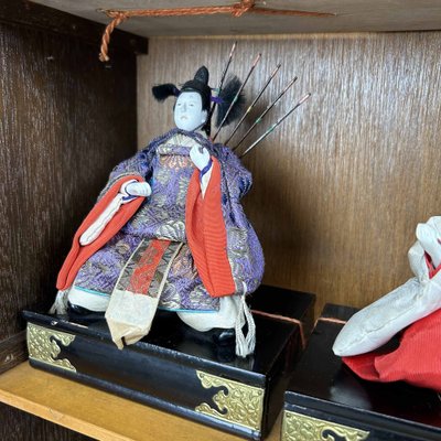 雛人形/Traditional Japanese Hina Doll Set Meiji Era Traditional Hina Matsuri Doll Set, Japan, 1890s for sale