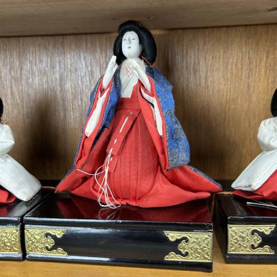 Meiji Era Traditional Hina Matsuri Doll Set, Japan, 1890s for sale