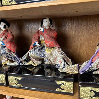 Meiji Era Traditional Hina Matsuri Doll Set, Japan, 1890s for sale