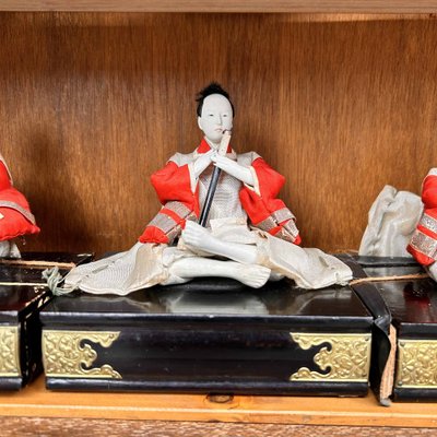 Meiji Era Traditional Hina Matsuri Doll Set, Japan, 1890s for sale