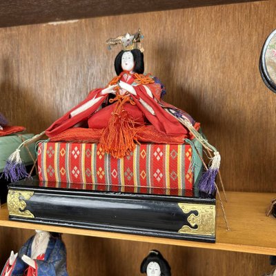 雛人形/Traditional Japanese Hina Doll Set Meiji Era Traditional Hina Matsuri Doll Set, Japan, 1890s
