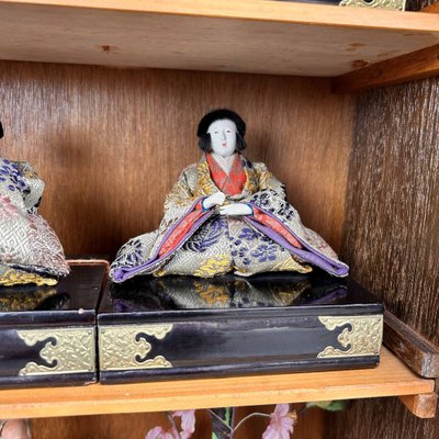 Meiji Era Traditional Hina Matsuri Doll Set, Japan, 1890s