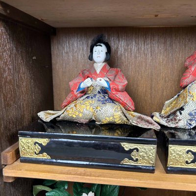 Meiji Era Traditional Hina Matsuri Doll Set, Japan, 1890s for sale