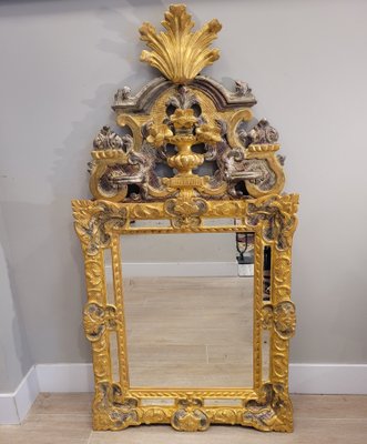 Louis XIV Mirror in Carved Gilt Wood, France for sale at Pamono