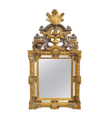 Louis XIV Mirror in Carved Gilt Wood, France for sale at Pamono