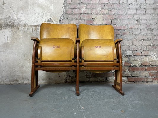 Vintage Belgian Cinema Chair from Turner 1950s for sale at Pamono