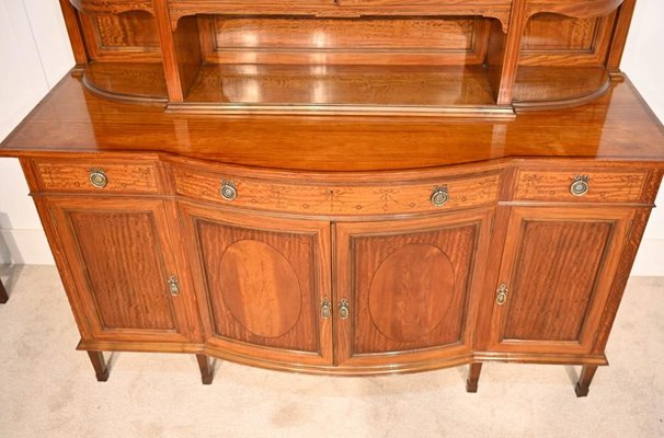 Edwardian Buffet or Side Cabinet in Satinwood from Maple and Co