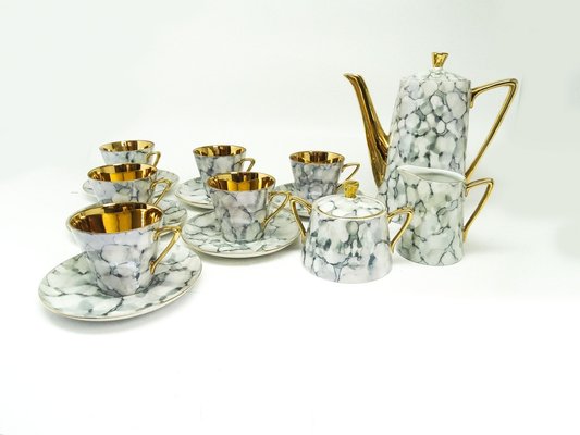 Pop-Art Coffee Set from Wawel Pottery, Poland, 1960s, 1950s, Set