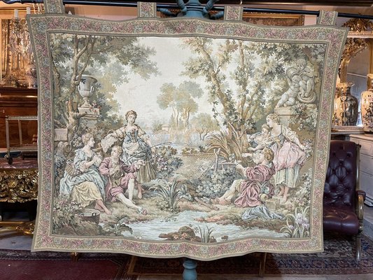 Antique Renaissance Scene Tapestry