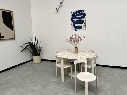 Tavolo Tulip in marmo di Eero Saarinen per Knoll Inc./Knoll International,  anni '60 in vendita su Pamono