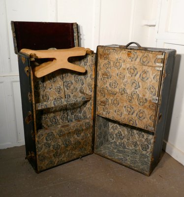 Fitted Steamer Trunk or Cabin Wardrobe from Excelsior, USA, 1890s