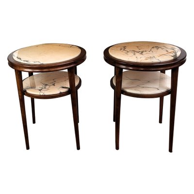Art deco side sale tables for sale