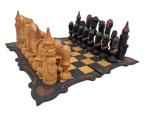 4-way Chess Set 4-player Chess Board Games Medieval Chess Set With