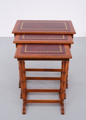 Cherry wood nest of cheap tables