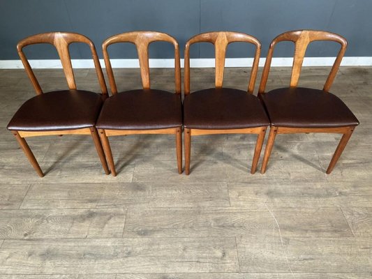 Mid Century Juliane Chairs in Teak attributed to Johannes Andersen