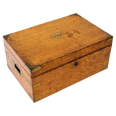 tobacco humidor antique Antique Victorian Brass Bound Oak Cigar Humidor, 19th Century for sale at  Pamono