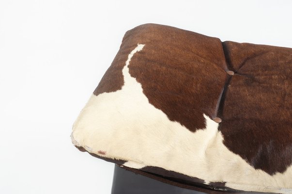 Cow skin deals footstool
