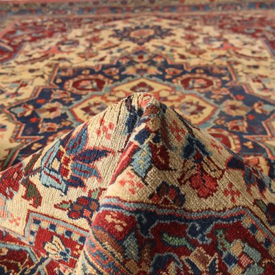 Heriz Rug in Cotton and Wool, 1940s-1950s for sale at Pamono