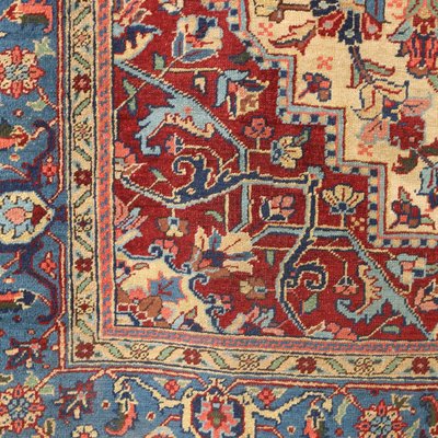 Heriz Rug in Cotton and Wool, 1940s-1950s for sale at Pamono
