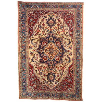 KANADEMONO　Vintage Heriz Rug　160×220 ラグ Heriz Rug in Cotton and Wool, 1940s-1950s for sale at Pamono