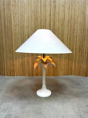 Vintage palm sale tree table lamp