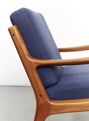 Mid-Century Senator Easy Chair by Ole Wanscher for France & Son