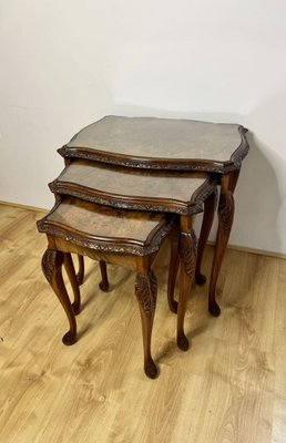 Antique walnut nest of tables online
