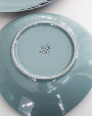 Stoviglie postmoderne di Dorothy Hefner per Rosenthal Studio Line