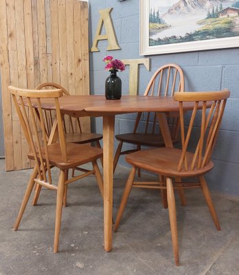 Mid Century Drop Leaf Dining Table from Ercol 1960s for sale at